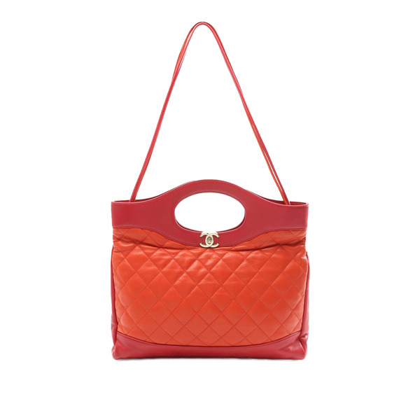 Pre-Loved Chanel Large Quilted Lambskin 31 Shopping Bag - Picture 1 of 11